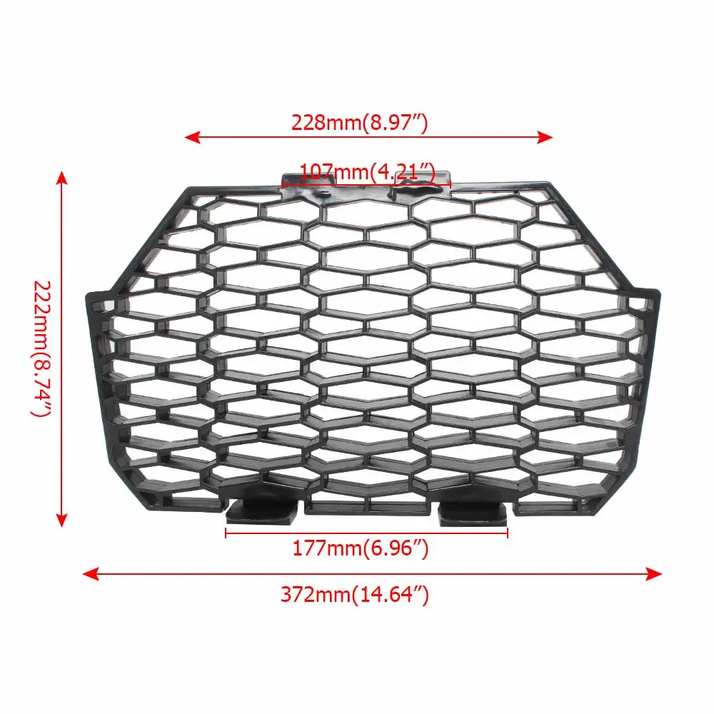 Новый черный Передний гриль из АБС-пластика совместимый с Polaris RZR XP S4 Turbo EPS Trail S 900