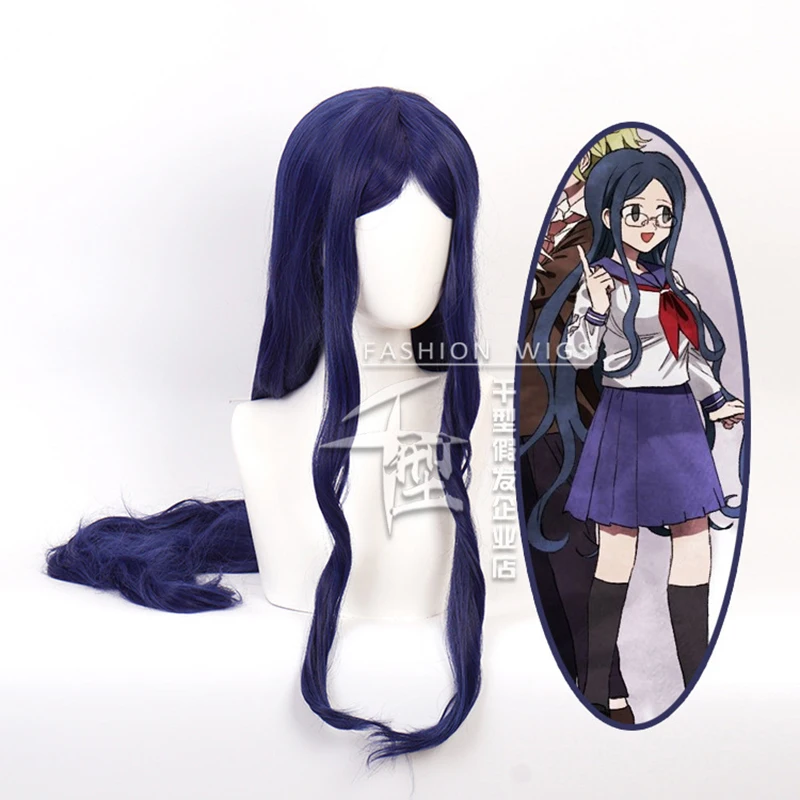

Парик для косплея широгана цумуги из аниме «данганронпа», термостойкие синтетические волосы для косплея широгана цумуги, с шапочкой