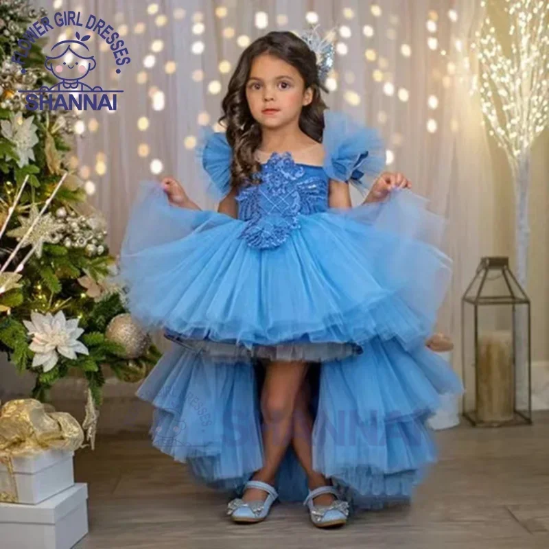 Платье без рукавов с круглым вырезом для девочек 1-14 лет