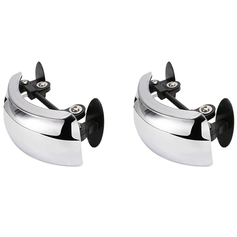 

2X Universal Motorcycle Windscreen Rear View Mirror 180 Degree Rear View Mirror Blind Spot Mirrors For -BMW R1200GS