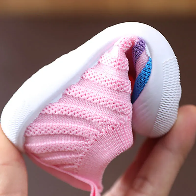 Baby First Walkers Infant Knitted Shoes Toddler Girls Soft Sole Indoor Outdoor Casual Shoes for Boy 1 year Zapatos Spring Autumn images - 6