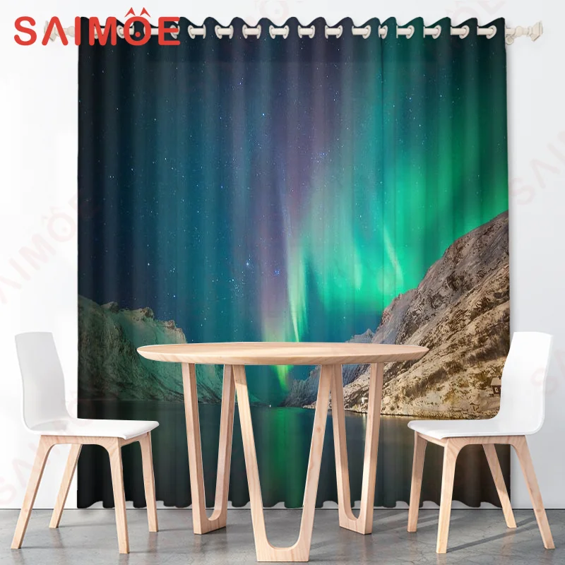 3D пасторальный природный пейзаж искусственное дерево зеленое растение тонкая