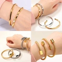 curved bracelet open twist bangle color adjustable size bracelet jewelry for women girls gifts