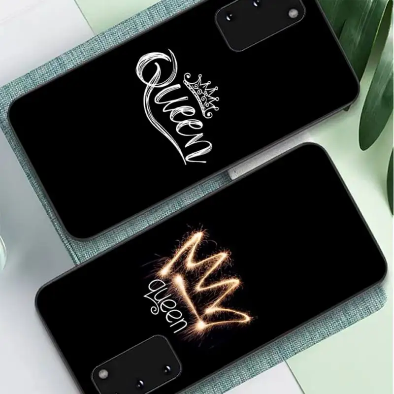 

Crown of emperor and empress Phone Case for Samsung S10 21 20 9 8 plus lite S20 UlTRA 7edge