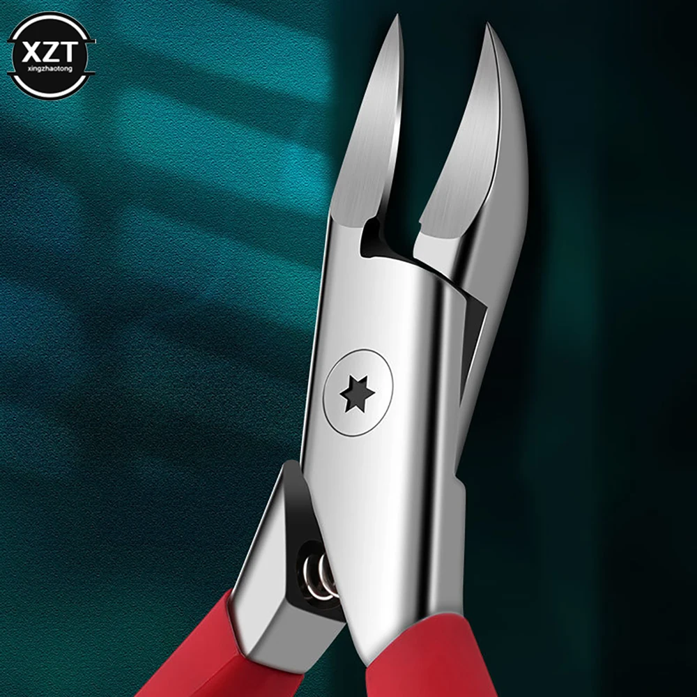 

Профессиональный резак для ногтей канавки для ногтей удаление грязи омертвевшей кожи Твердые толстые резаки для ногтей изогнутый инструме...