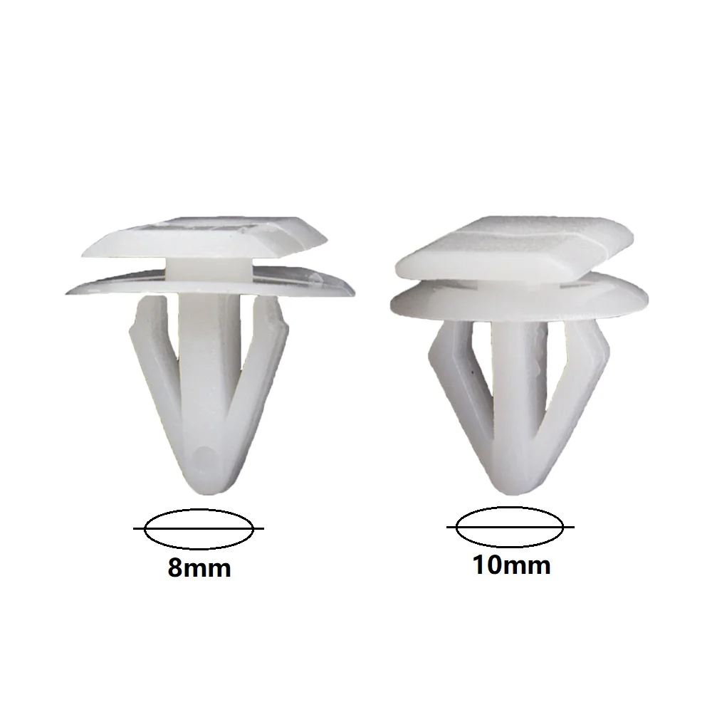 30 шт. универсальные зажимы для панели автомобильной двери с отверстием 8 мм-10 мм фиксирующие заклепки для панели автомобиля