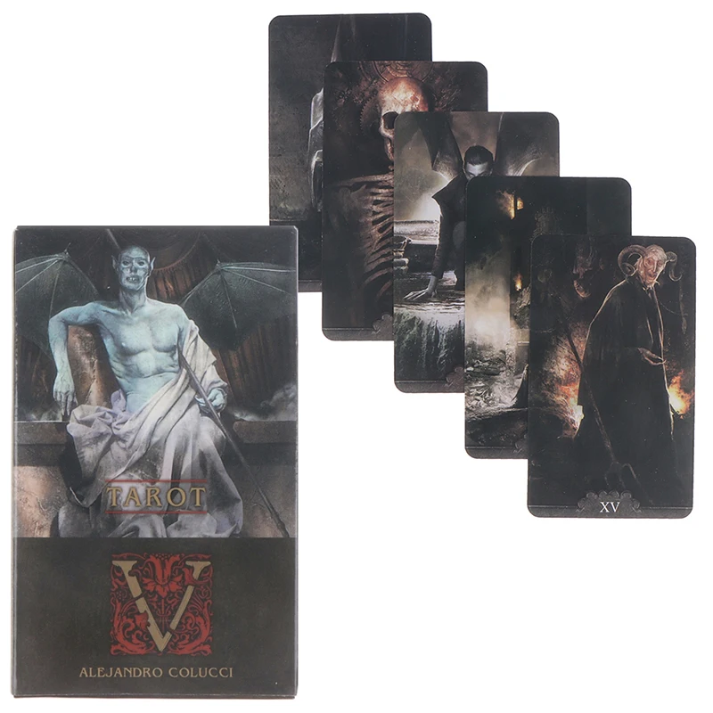 

78pcs V Tarot Cards V English Tarot Oracle Card Game Board Game Party Game Supplies