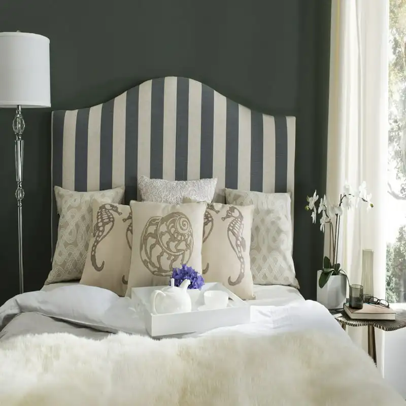 

Classic Upholstered Headboard with Nail Heads