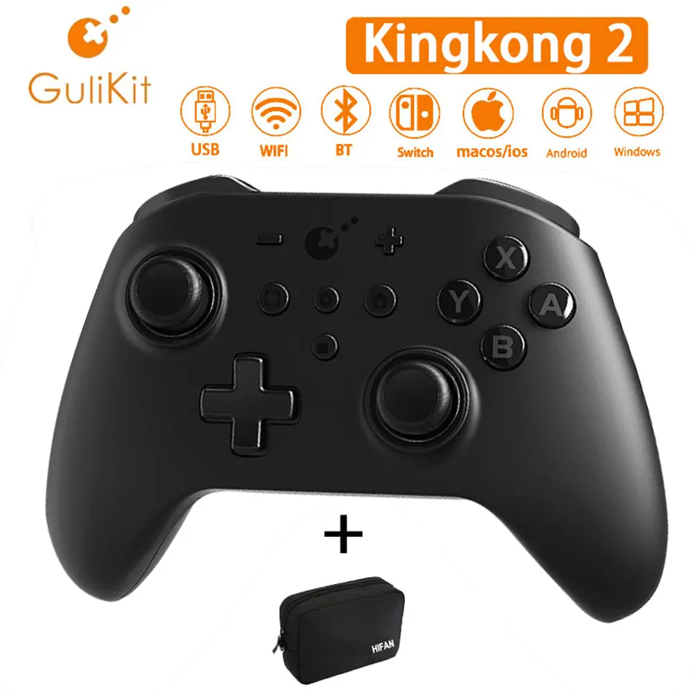 

Original Gulikit KingKong2 Wireless Bluetooth Controller Gamepad For Nintend NS Switch Windows Android macOS iOS Game Console