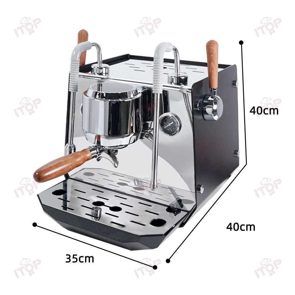 ITOP CM-S Коммерческая полуавтоматическая эспрессо-машина с электронным экраном управления PID, двухбойлерная, с функцией хранения. (art.: 3920dcec2fdc5) - 3920dcec2fdc5