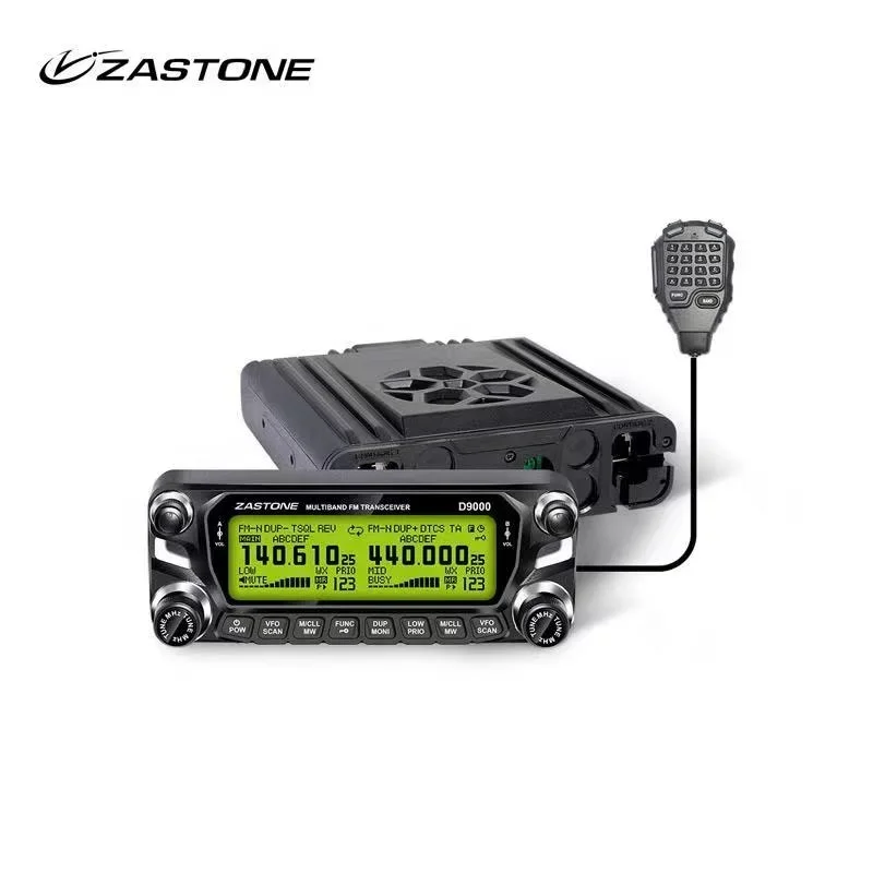Фото 2023 Zastone D9000 50W Автомобильная рация 50 км, двухдиапазонная (U/V) мобильная радиостанция, КВ-трансивер, CB-радиостанция 136-174 МГц 400-520 МГц №2