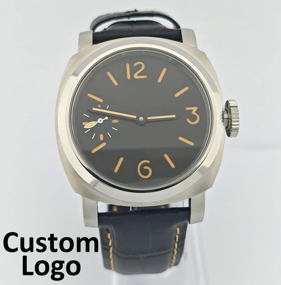 Часы 45 мм ST2557 мужские часы с механизмом корпус из нержавеющей стали винтажные