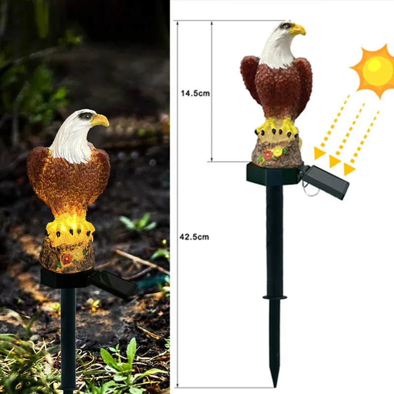 

Solar Owl Solar Led Light Outdoor Lawn Lamp for Garden Decoration Waterproof Solar Lighting for The Garden Outdoor Solar Lights