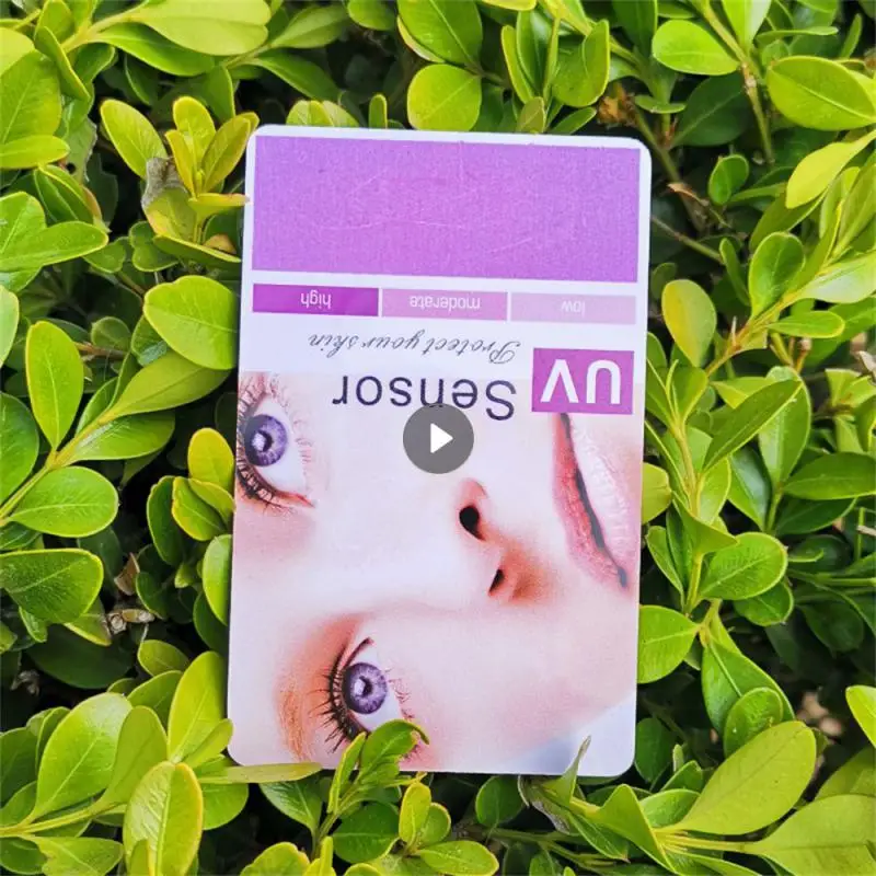 

Uv Detection Card Sun Protection Convenient For Outdoor Activities Can Be Reused Uv Protection Change Color In Sunlight Anti-uv