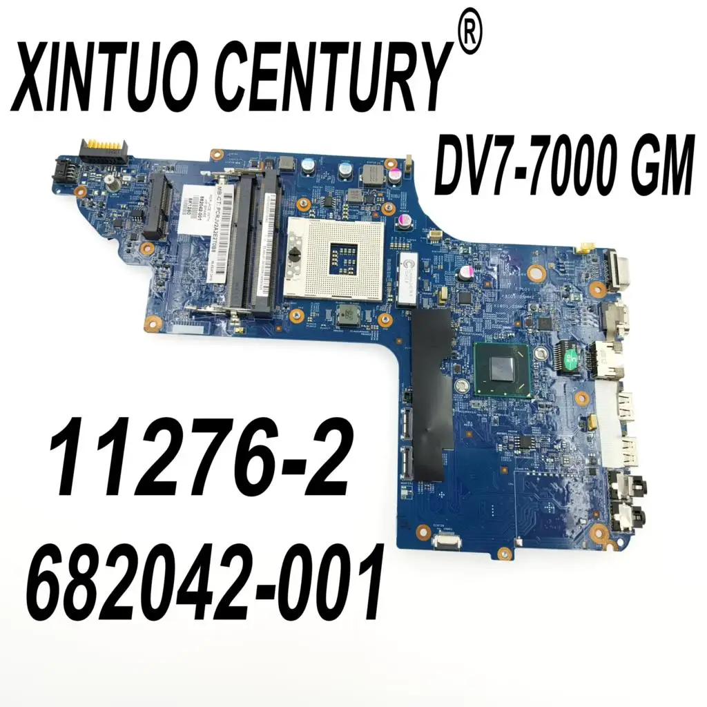 682042-501 682042-001 For HP Pavilion DV7 DV7-7000 Laptop Motherboard 11276-2 48.4ST04.021 SLJ8C HM77 Support I7 100% Test