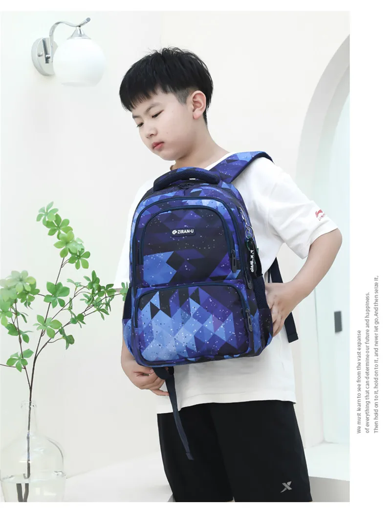School Bags for Girls Backpack Boys Blue Mochila Kids Backpack Elementary School Bookbag for Students mochilas para estudiantes
