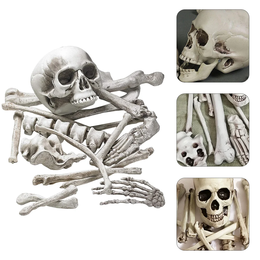 

Halloween Decor Plastic Bones Decoration Haunted House Humans Decorate Ornaments White