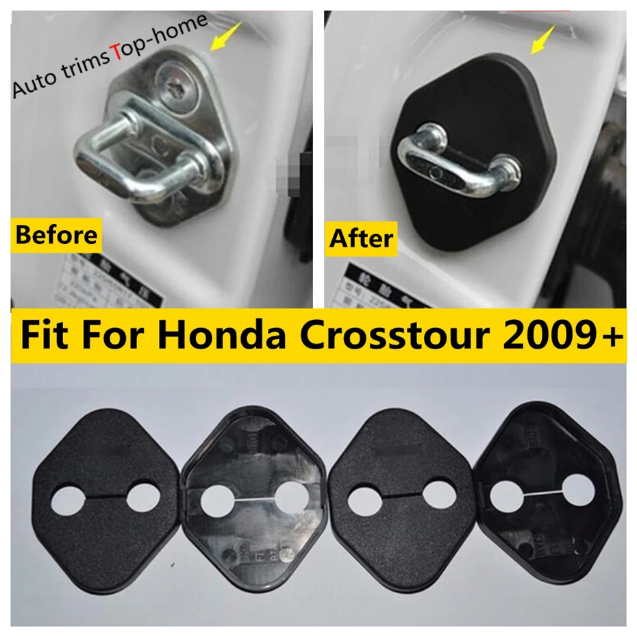 

Door Lock Protector Cover Buckle Protection Kit Fit For Honda Crosstour 2009 - 2016 Interior Mouldings Plastic Accessories