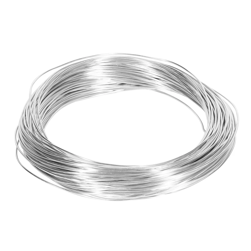 

1 Roll Of Aluminum Craft Wire Silver For Jewellery Craft, Modelling Making Armatures And Sculpture 2Mm X 55M