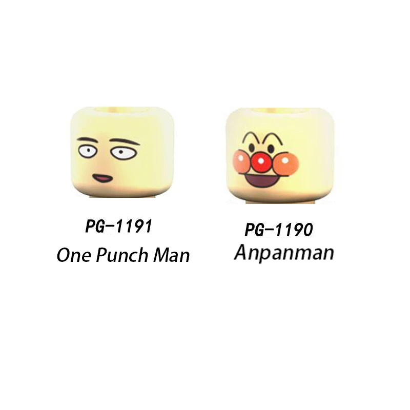 

Pg1190 Pg1191 Anpanman One Punch Man аниме экшн-Фигурки игрушки для мальчиков и девочек строительные блоки для строительства мощности аниме персонажи