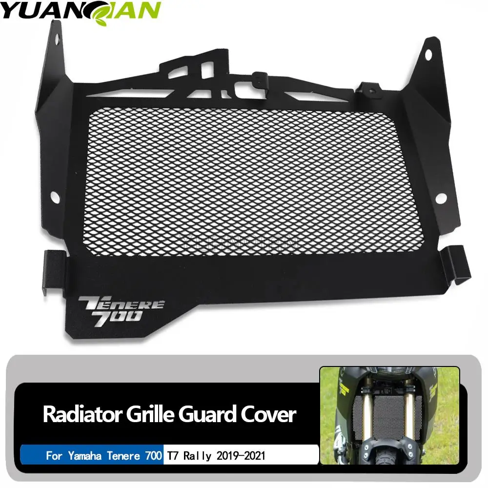 

For YAMAHA Tenere 700 T7 Rally Tenere700 2019 2020 2021 CNC Motorcycle Aluminum Radiator Grille Cover Guard Protection Protetor