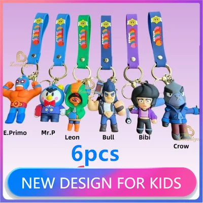 Лидер продаж 3D мультяшный брелок аксессуары Bibi Bull Hero школьный с подвеской