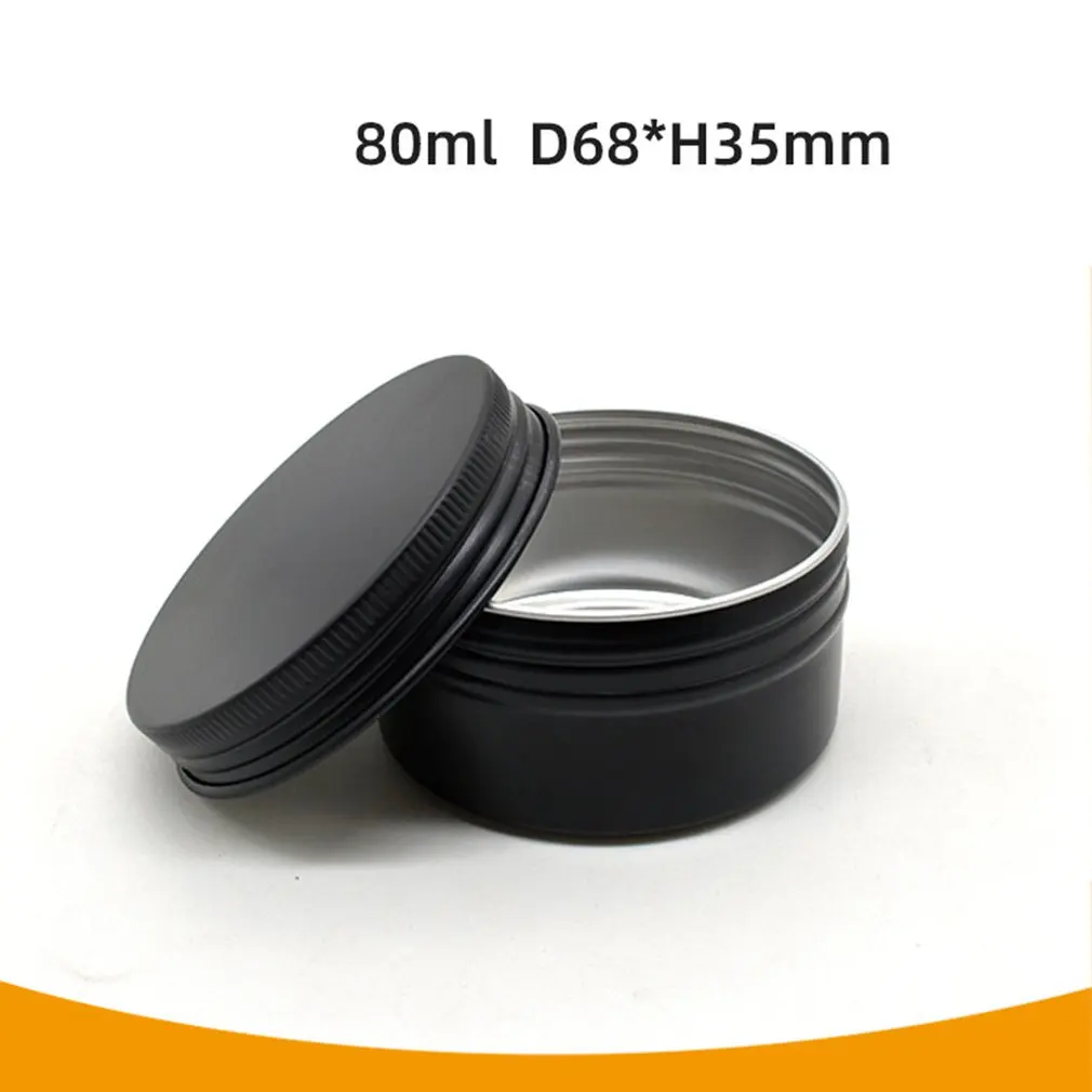

Mini Silver Aluminum Storage Jars Refillable Cosmetic Face Care Cream Jar With Screw Cap For Cosmetics Home Storage Cream
