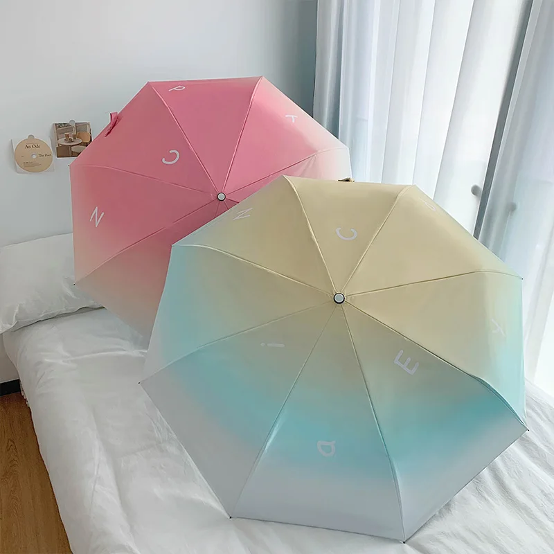 

Автоматический зонт для летней фотосъемки, милый дизайнерский зонт для внутреннего дворика, уличный фотозонт от солнца, предметы первой необходимости