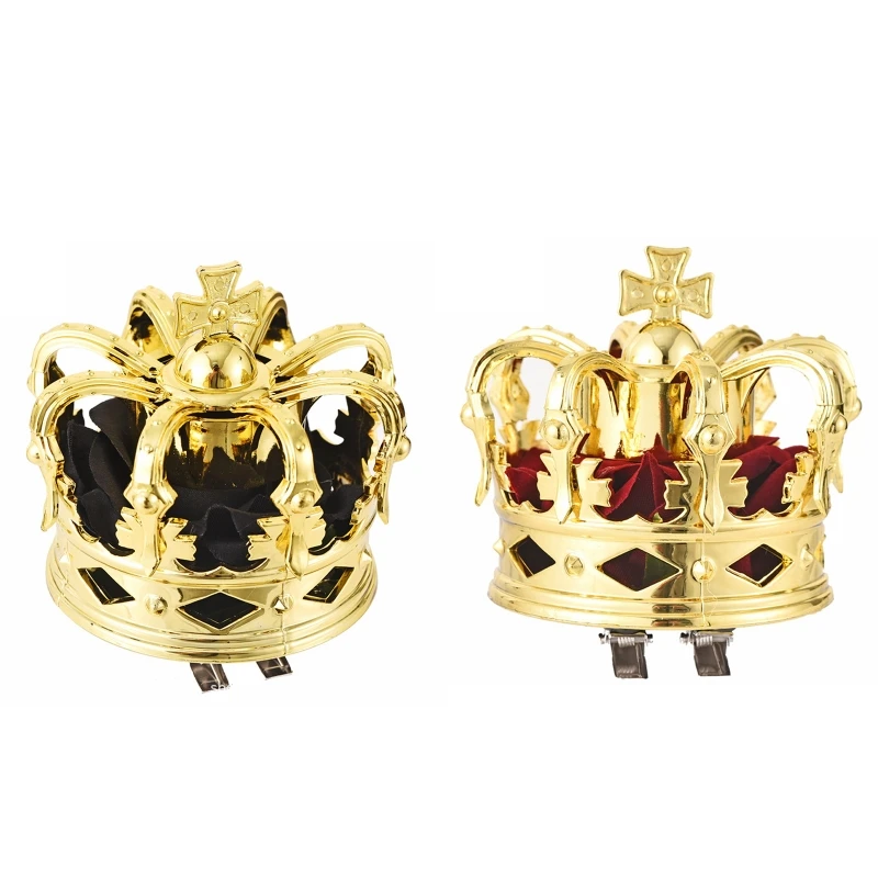 

Lovely Crown Shape Hair Clip Non Slip Hair Barrettes Xmas for Head Decor for Kid