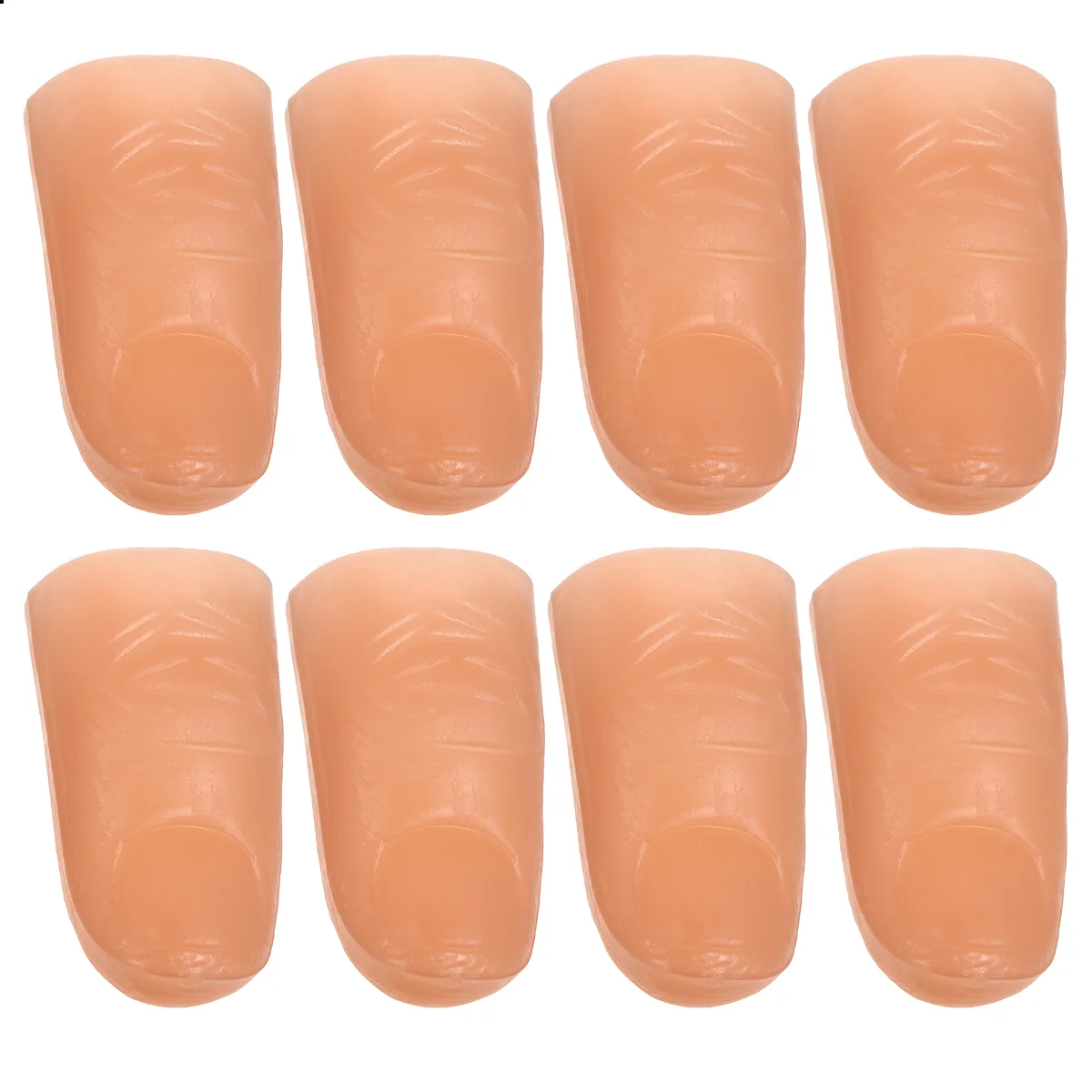 

8 Sets Trick Thumb Tip Light Thumb Tip Toy Flashing LED Finger Lamp