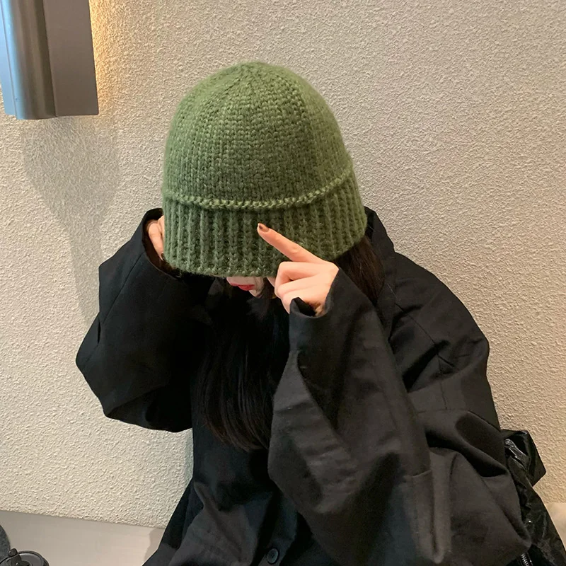 Панама женская трикотажная мягкая уличная одежда в Корейском стиле Харадзюку