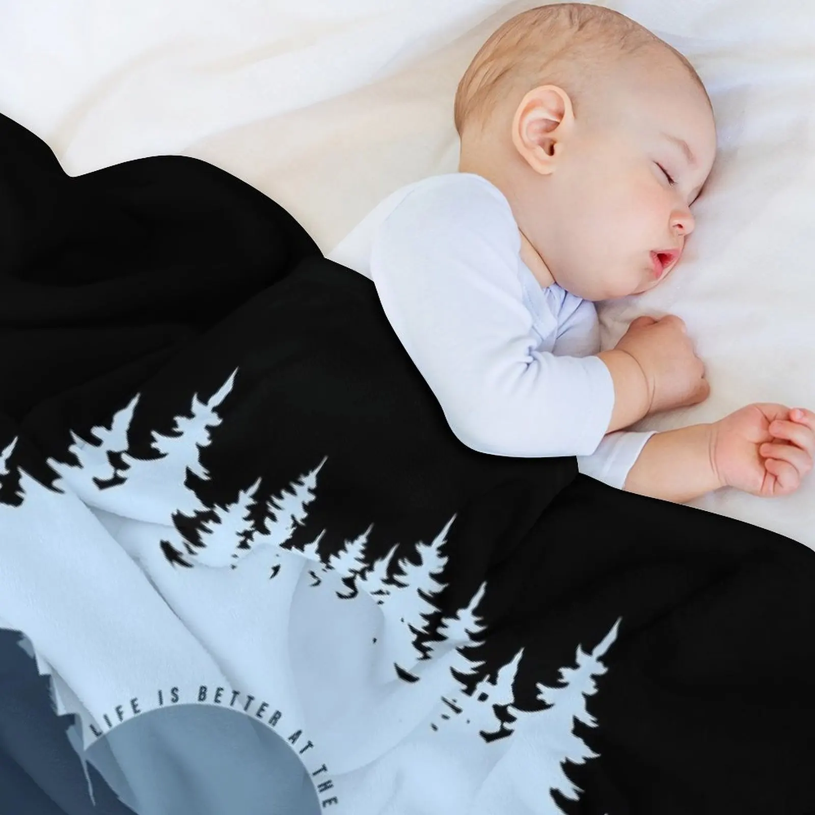 Skaneateles Lake New York с горной и сосной пледы рождественские подарки плюшевые одеяла в