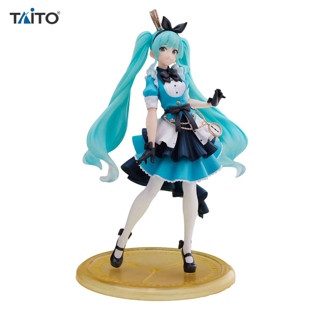 

In stock 21cm Original Taito Artist Master Piece VOCALOID Hatsune Miku Alice AMP PVC Action Figure Model Doll Toys