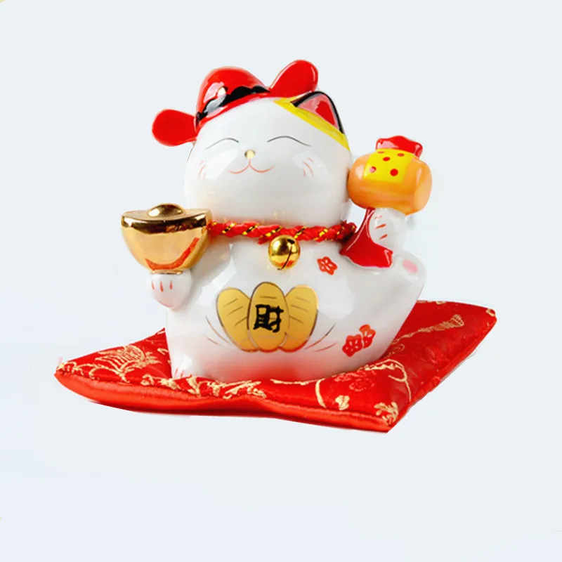 

FORTUNE CAT PIGGY BANK CERAMIC PIGGY BANK FOR DECORATION, BIRTHDAY PRESENT, SIX STYLES