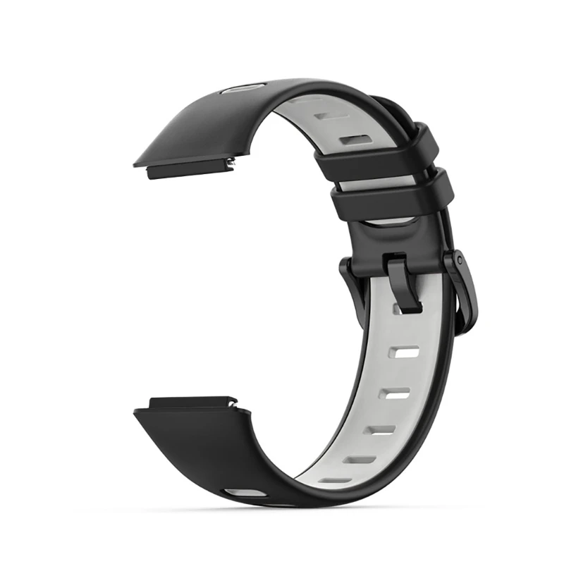 

Регулируемый силиконовый сменный ремешок E65A для HuaweiBand 7, Водонепроницаемый двухцветный
