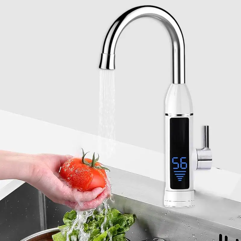 

Electric Instant Hot Water Faucet Tankless Water Heater For Home 360 Rotation Quickly 3000W Heating Electric Water Faucet For