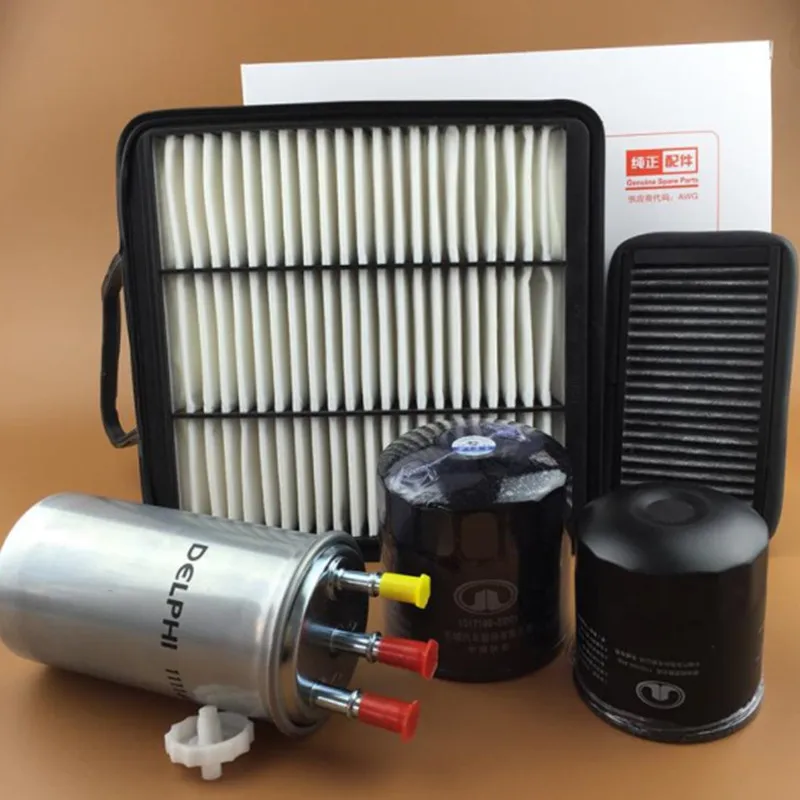 

Car Filter Kit GWM V200 for Great Wall Wingle 5 6 Euro Steed 5 6 HAVAL H3 H5 H6 Diesel Engine GW4D20 2.0 Before 2013 Years