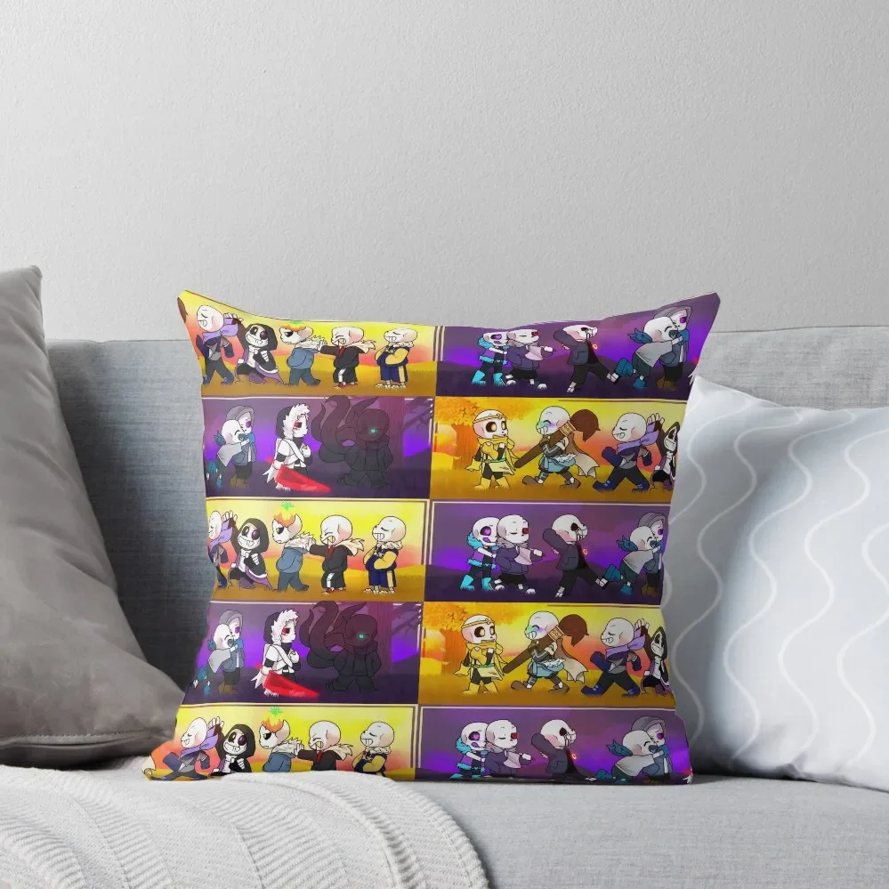 Подушка-наволочка undertale au sanses (хорошо и зло) Новогодняя наволочка осенняя