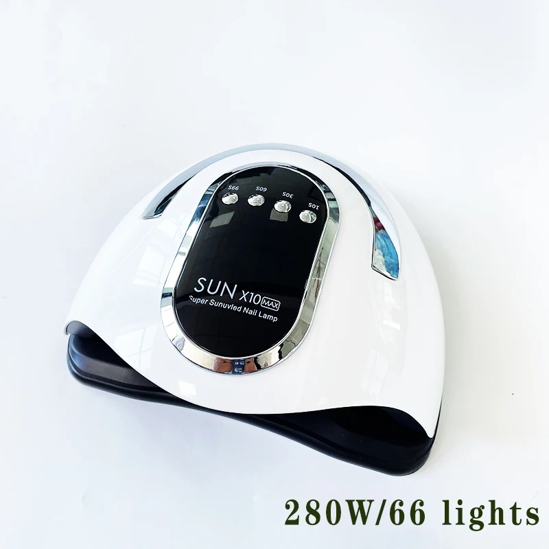 Сушилка для ногтей SUN X10 MAX УФ светодиодный LED портативная лампа быстрого