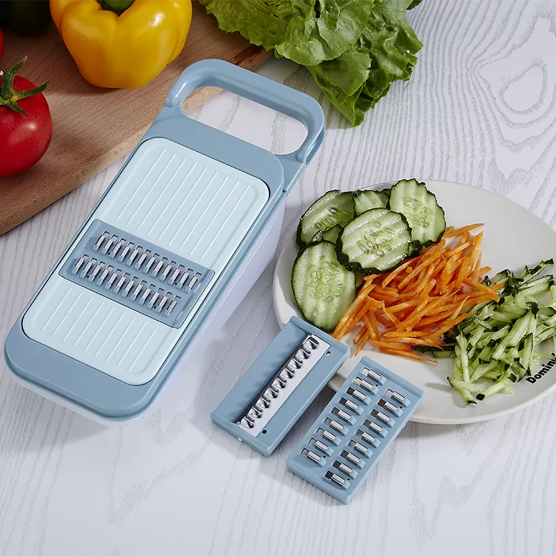 

Practical Kitchen Multi-function Vegetable Cutter Household Potato Shredder Potato Chip Slicing Radish Grater