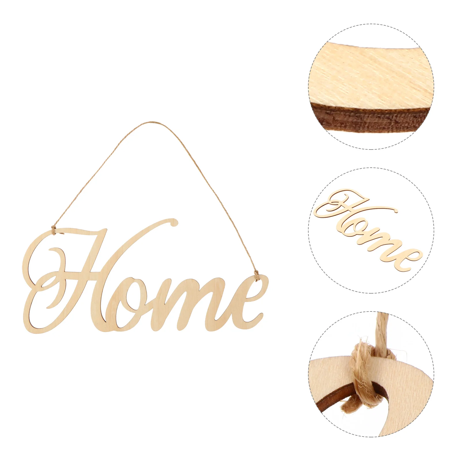 

Letter Decor Wooden Hanging Home Pendant Welcome Sign Wall Ropes Roomsculpture Cutoutpendants Unfinished Hollow Decoration