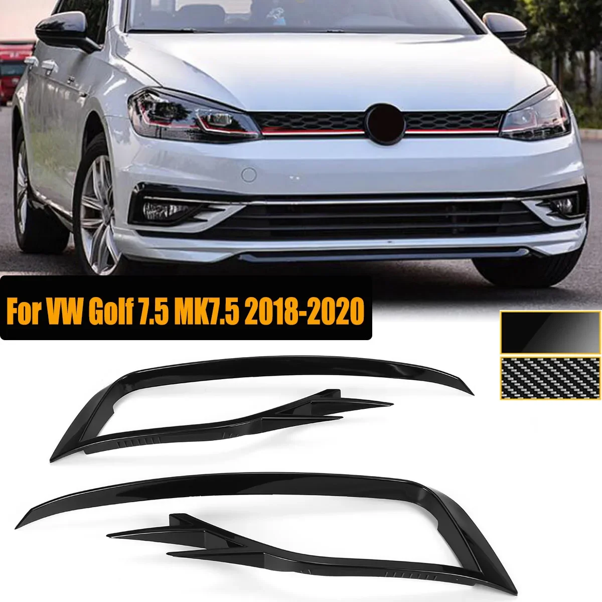 

2 шт., противотуманные фары для Volkswagen VW Golf 7,5 MK7.5 2018-2020