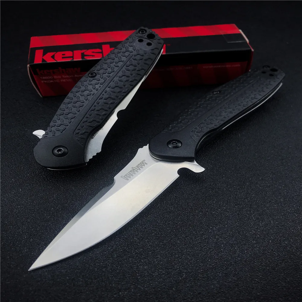 

Kershaw 1970 Burst Assisted 3" Plain Blade Nylon Handles Camp Hunting Survival Self-defense Outdoor Pocket Folding Flipper Knife