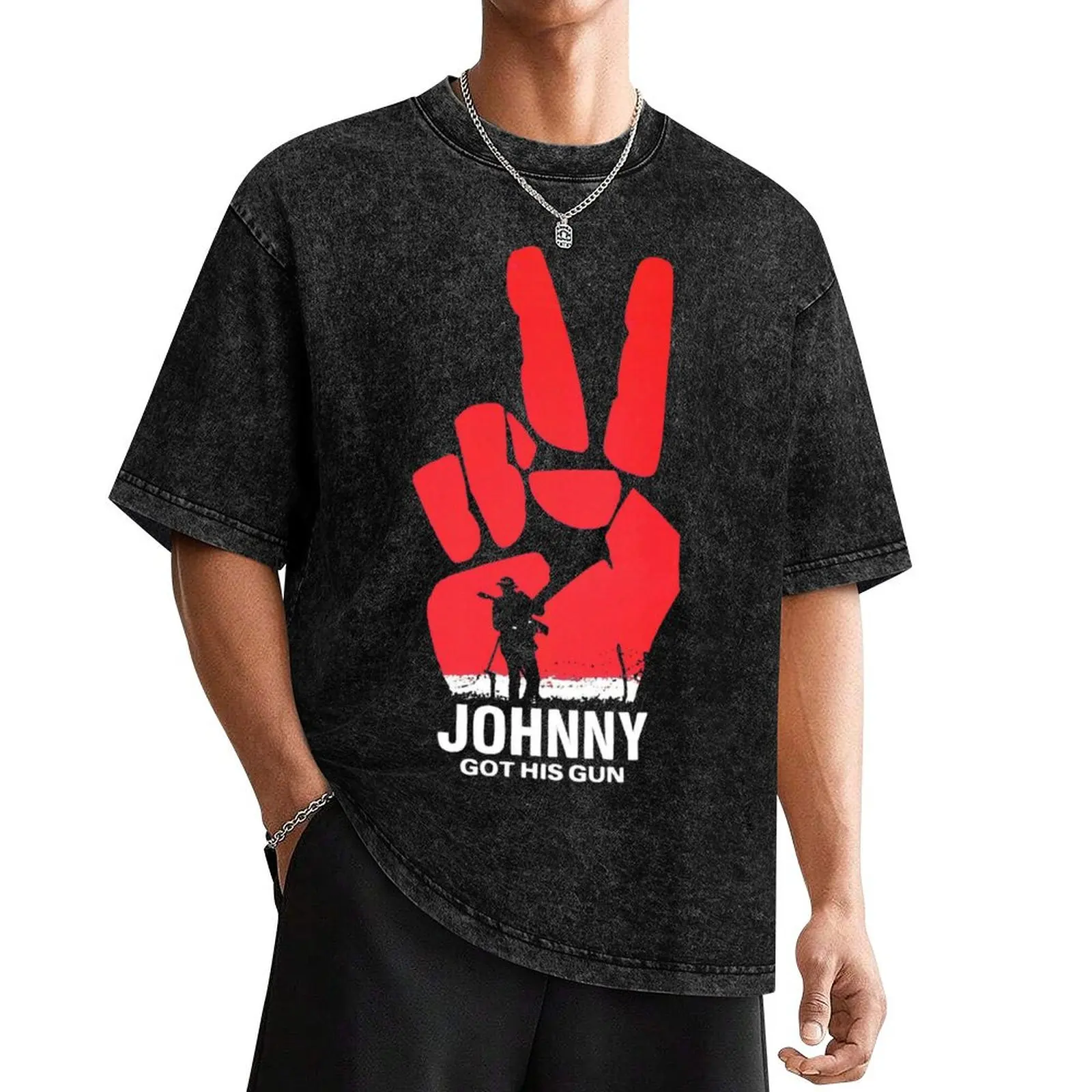 Футболка Johnny Got His Gun хлопковые мужские футболки мешковатые рубашки одежда в стиле