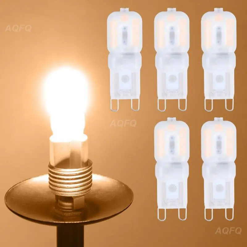 

14 Φ Beads G9 светодиодный светильник Bulb 220v прозрачная портативная лампа с регулируемой яркостью для кемпинга на открытом воздухе G9 5W