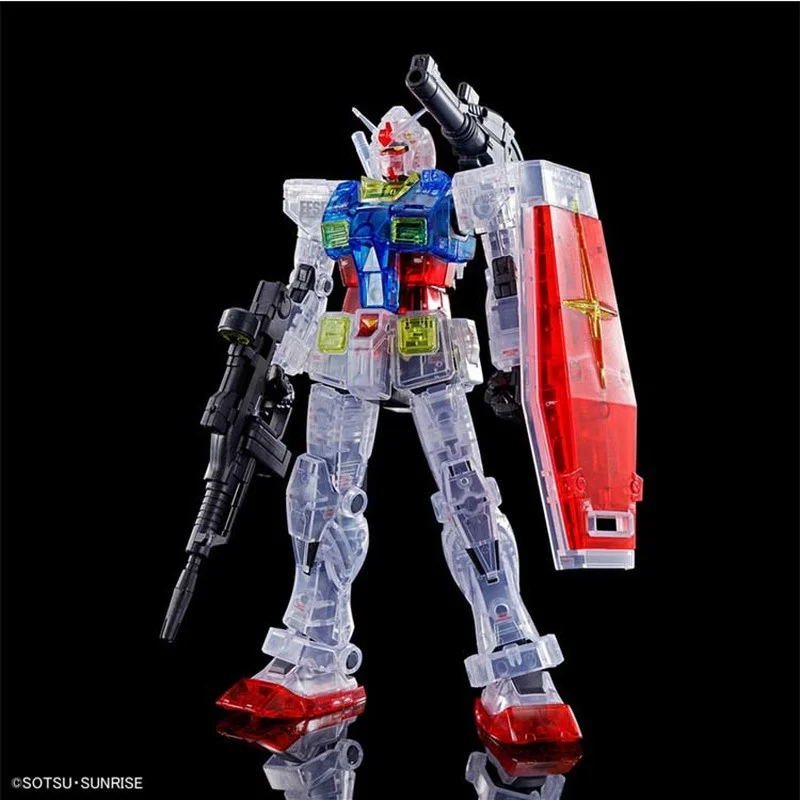 

Assembled Kids Toy Robot Model The Base Limited HG GTO 1/144 RX-78-2 Gundam Clear Color Anime Action Figure Gifts