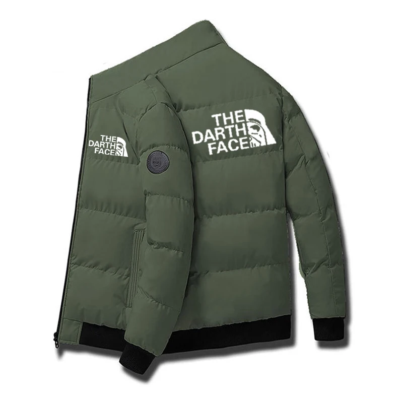 

Мужская осенняя куртка с воротником-стойкой, повседневная хлопковая стеганая куртка в Корейском стиле, уличная одежда, 2022