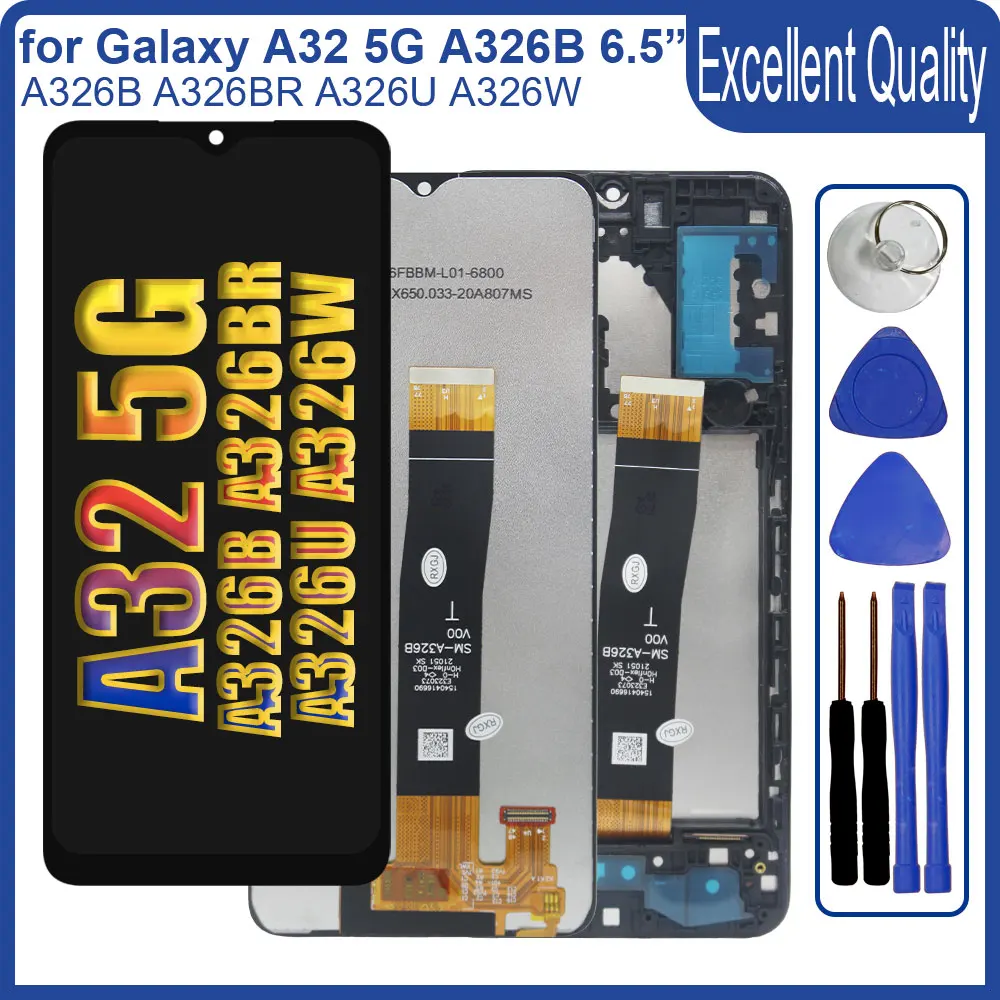 Новый подростковый ЖК-дисплей для Samsung Galaxy A32 5G A326F замена сенсорного экрана SM-A326B