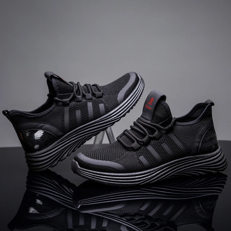 

New Fashion Breathable Mesh Men Tennis Shoes Outdoor Light Weight Comfortable Sneakers for Male Casual Sport Shoes