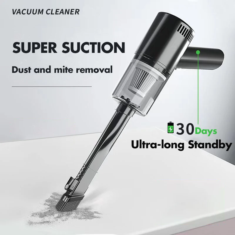

Wireless Car Portable Vacuum Cleaner Mini Cordless Handheld Auto Cleaner With Built-in Battrery For Car Interior Home Dual Use
